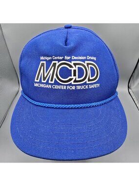 Michigan Center for Decision Driving MCDD Truck Safety Blue Five Panel Hat *Fair